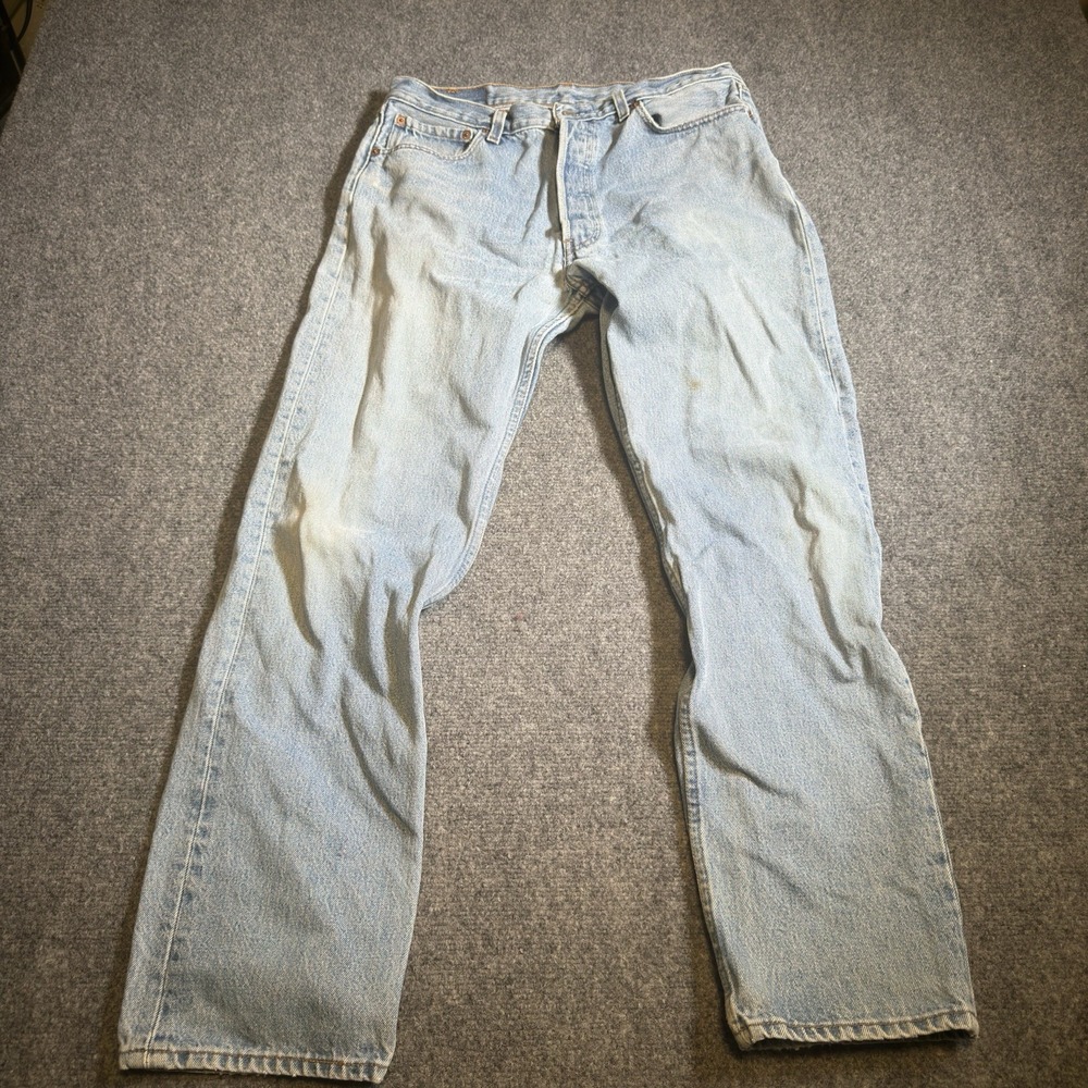 Vintage Levis 501 XX Jeans 34x32 (32x31) Made In USA Dec 1995 Factory 524